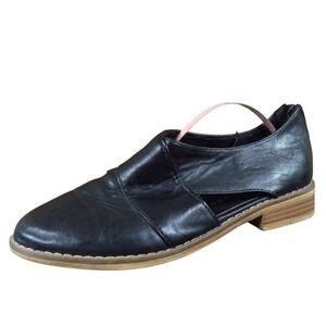 Rocket Dog Women's Slip-On Loafers Size 6.5 Black Synthetic‎ Casual Low Heel